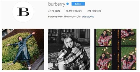 burberry instagram buy|burberry instagram official.